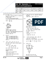 QA - 28: Geometry - 4 Answers and Explanations: CEX-Q-0229/20