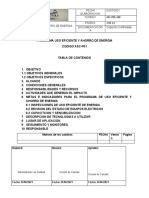 Programa Gestion Ambiental Uso Eficiente y Ahorro de Energia