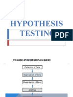 Intro of Hypothesis Testing