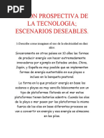 Vision Prospectiva de La Tecnologia