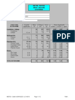 Tableau de Métré BTP