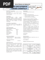 Ficha Técnica Polvo para Crema Chantilly Rev. 04