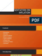 Presentation On Inflation: Presented By: Darwin Balabbo Managuelod