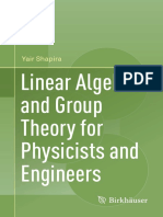 Yair Shapira - Linear Algebra and Group Theory For Physicists and Engineers-Birkhauser (2019)