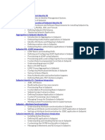 Sailpoint Topic Wise Syllabus