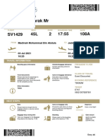 Abdalla / Mubarak MR: Boarding Pass