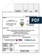 HRSG - NDE Procedure For Pressure Part (China & Korea)