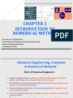 Chapter 1 Introduction To Numerical Method 1