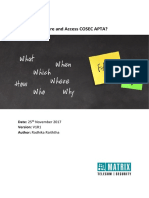 How To Configure and Access COSEC APTA?: Date: 25 Version: V1R1 Author: Radhika Raiththa