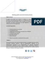 CURSO Marketing y Gestión Comercial de Terminales Portuarios 2020