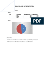 Data Analysis and Interpretation