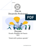 Plan Desarrollo Profesional Docente Francia 2021