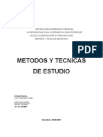 Metodos y Tecnicas de Estudio Unidad I