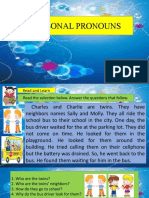 Personal Pronouns