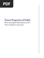 (Synthesis Lectures On Engineering) Richard F. Tinder - Tensor Properties of Solids-Morgan and Claypool Publishers (2008)