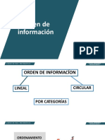 Orden de Informacion