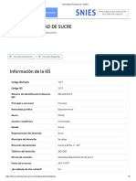 Información Poblacional - SNIES