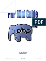 PHP Mini Guide