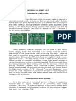 Information Sheet 1.2-3 Procedure in PCB ETCHING