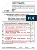 College of Engineering Education Draw 101/L - Course Syllabus