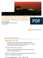 Combining Lean Six Sigma With OD For High Impact at Thomson Reuters