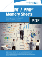 PMP Memory Sheets