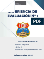 Experiencias de Evaluación - Segundo Grado - Primaria