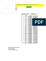 Excel - Problema de Gradientes Mate Financiera II