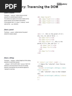 Learn JQuery - Learn JQuery - Traversing The DOM Cheatsheet - Codecademy