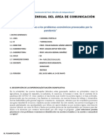 Planificacion Del Mes de Mayo 3° Cny - Comunicación