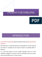 Patient Counseling