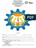 Diagnostic Test Entrepreneurship