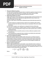 CBSE Class-12 Physics Quick Revision Notes Chapter-12: Atoms