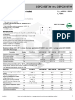 GBPC3506T/W Thru GBPC3510T/W: Single Phase Glass Passivated Silicon Bridge Rectifier