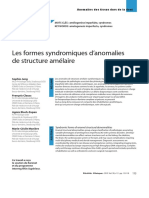 Article 3 - Les Formes Syndromiques D'anomalies de Sructure Amélaire