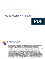 Presentation of Data