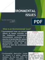 Environmental Issues - (Lara, Vanessa Ericka)