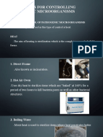 Techniques For Controlling Pathogenic Microorganisms