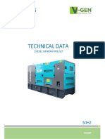 Technical D ATA: Diesel Generating Set