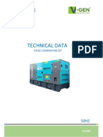 Technical D ATA: Diesel Generating Set