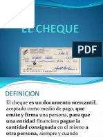 El Cheque