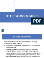 Effective Assessments