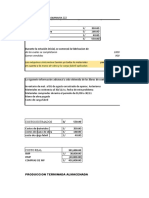 Costos Estimados para Un Solo Producto (DESCARGAR EN EXCEL)