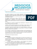 Negocios Inclusivos