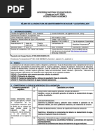 Sílabo Abastecimiento de Aguas y Alcantarillado 2020 - I