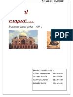 Mughal Empire : Business Ethics (Bba - 409)