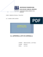 TAREA 2 La Apostilla en Guatemala, Sergio Manuel Lux Tubac