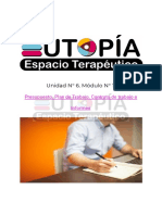 Unidad #6. Módulo #1. Presupuesto. Plan de Trabajo. Contrato de Trabajo e Informes