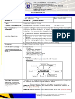 Features of Academic Writing