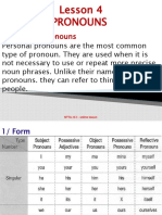 A. Personal Pronouns: NTTU-IC1-online Lesson